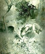 Carl Larsson tradgardsidyll painting